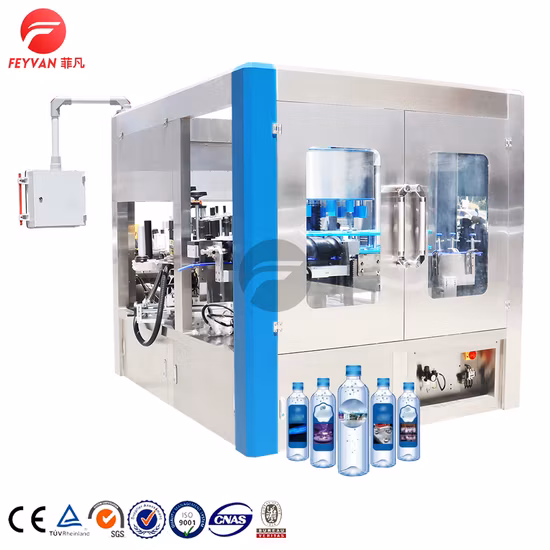 Automatic 6000-18000bph Pet/Glass Bottle Single/ Double Heads Shrink Sleeve Labeling Machine