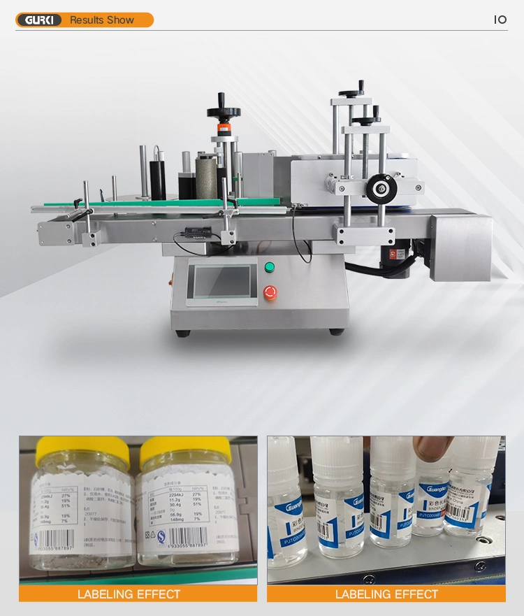 Simple Fashion Trend PVC OPP Hot Melt Glue Sticker Labeling Machine with Long Service Life