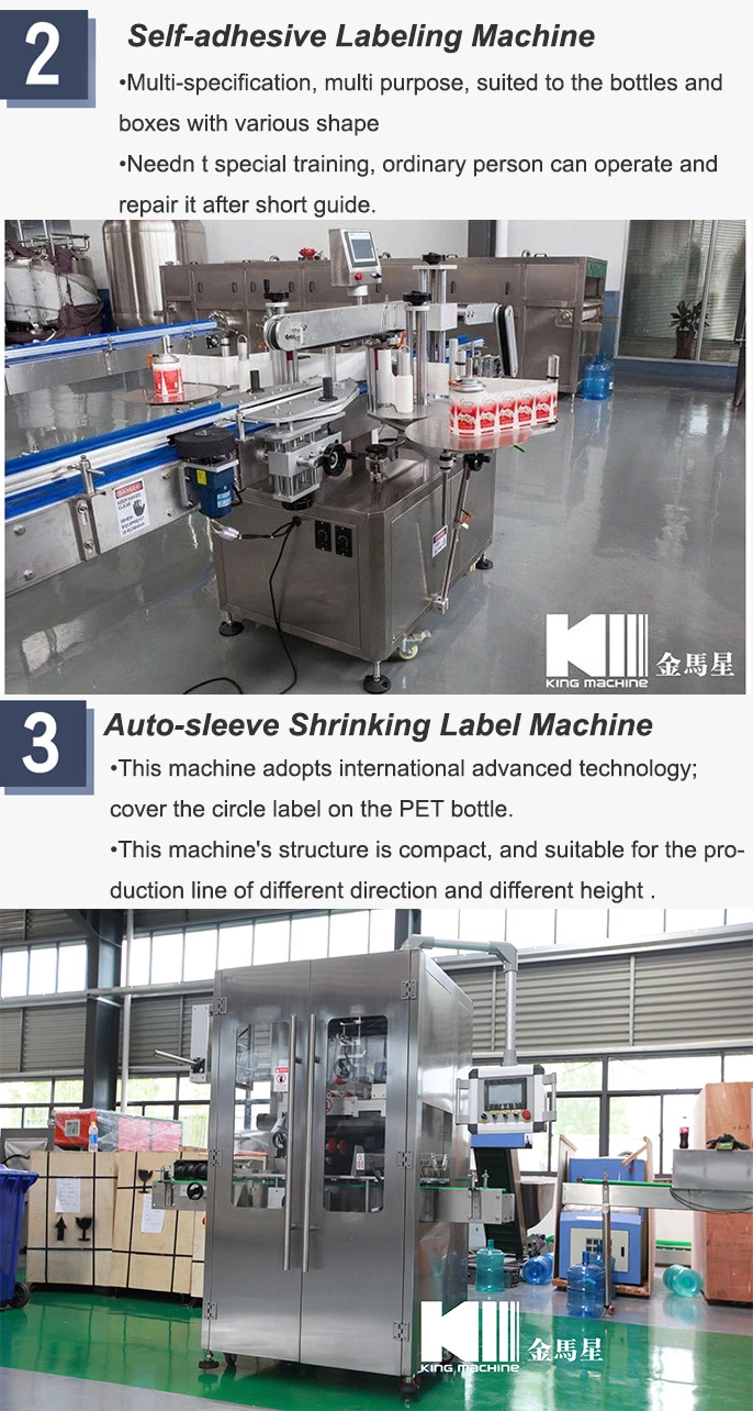 Automatic Wrap Around Type Labeler Hot Melt Glue OPP Paper Water Bottle Labeling Machine