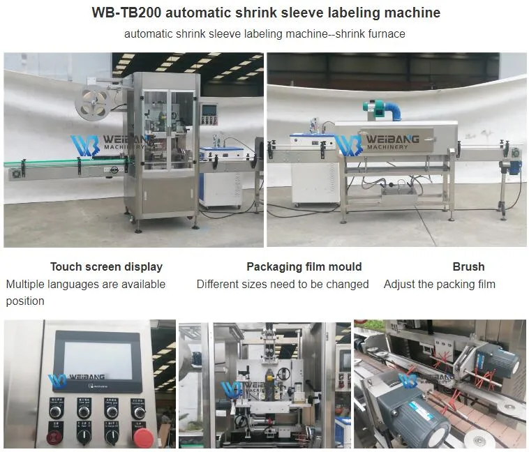 High Speed Bottle Automatic Shrink Sleeve Labeling Machine